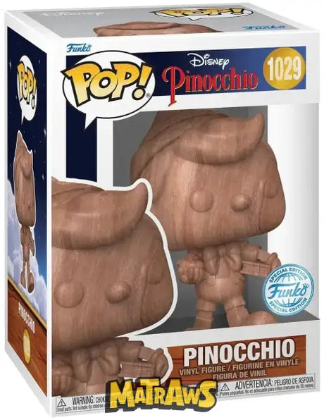 Funko Pop! - Disney: Pinocchio (Wood) Special Edition #1029 Action- Og Legetøjsfigurer