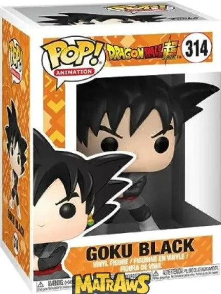 Funko Pop! - Dragon Ball Super: Goku Black #314 Action- Og Legetøjsfigurer