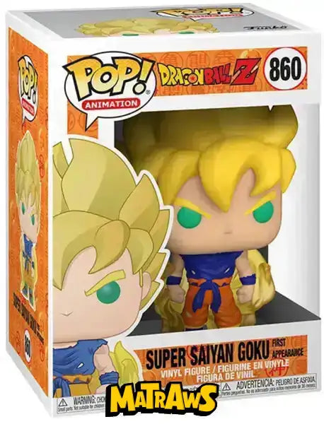 Funko POP! - Dragon Ball Z: Super Saiyan Goku (First Appearance) #860 Action- og legetøjsfigurer Funko POP! 