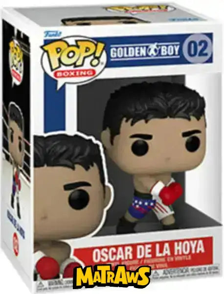 Funko POP! - Golden Boy: Oscar De La Hoya #02 Action- og legetøjsfigurer Funko POP! 