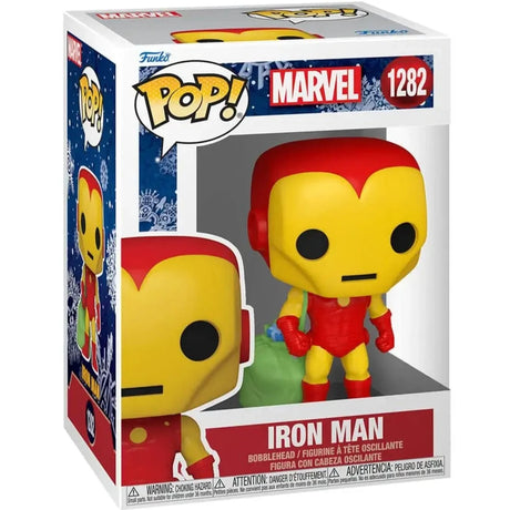 Funko POP! - Marvel Holiday: Iron Man with Bag #1282