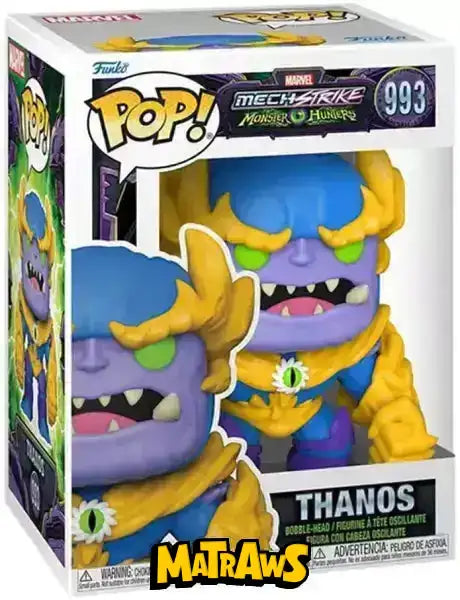Funko POP! - Marvel Monster Hunters: Thanos #993 (Bobble-Head) Action- og legetøjsfigurer Funko POP! 