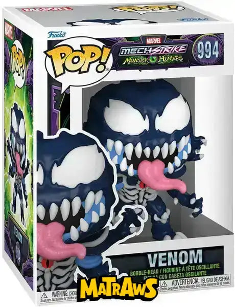 Funko POP! - Marvel Monster Hunters: Venom #994 (Bobble-Head) Action- og legetøjsfigurer Funko POP! 