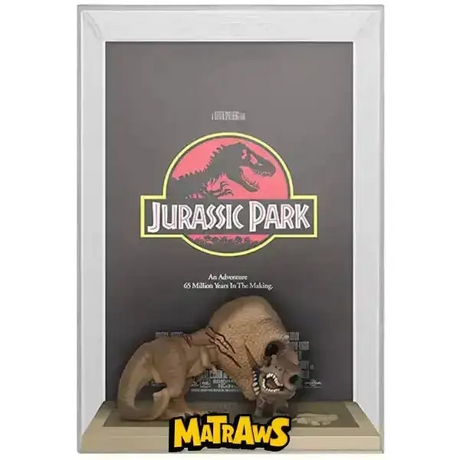 Funko POP! - Movie Posters: Jurassic Park: Tyrannosaurus Rex and Velociraptor #03 Action- og legetøjsfigurer Funko POP! 