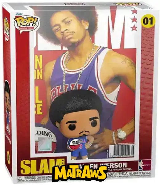 Funko POP! - NBA Cover: Allen Iverson (SLAM Magazine) #01 Action- og legetøjsfigurer Funko POP! 