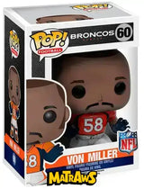 Funko POP! - NFL: Von Miller (Broncos) #60 Action- og legetøjsfigurer Funko POP! 