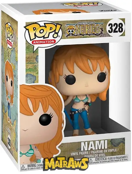 Funko Pop! - One Piece: Nami #328 Action- Og Legetøjsfigurer