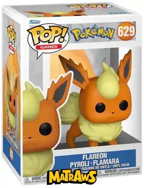 Funko POP! - Pokémon: Flareon #629 Action- og legetøjsfigurer Funko POP! 