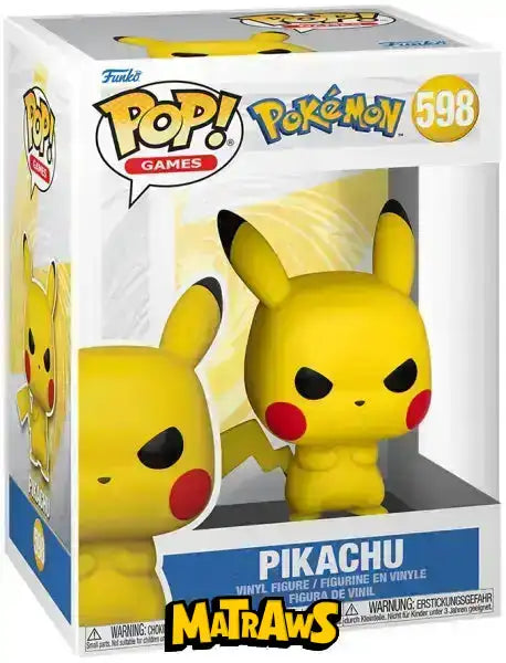 Funko POP! - Pokémon: Grumpy Pikachu #598 Action- og legetøjsfigurer Funko POP! 