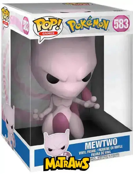 Funko POP! - Pokémon: Mewtwo (Supersized) #583 Action- og legetøjsfigurer Funko POP! 