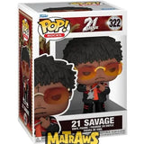 Funko Pop! - Rocks: 21 Savage #322 Action- Og Legetøjsfigurer