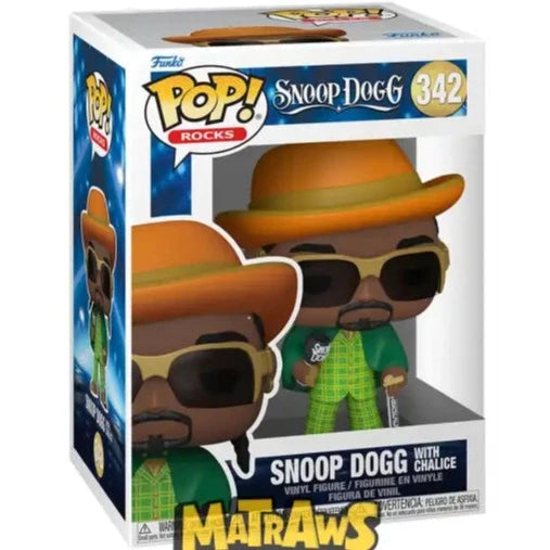 Funko Pop! - Rocks: Snoop Dogg (With Chalice) #342 Action- Og Legetøjsfigurer