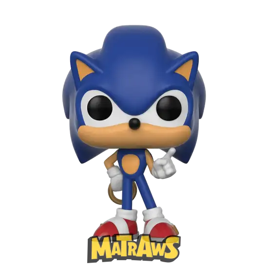 Funko Pop! - Sonic The Hedgehog: With Ring #283 Action- Og Legetøjsfigurer