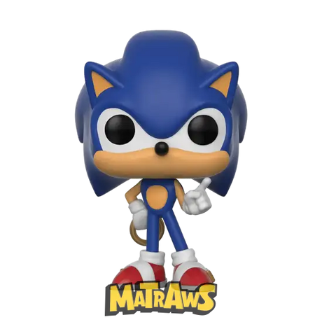 Funko Pop! - Sonic The Hedgehog: With Ring #283 Action- Og Legetøjsfigurer