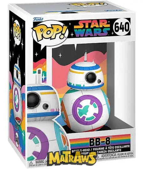 Funko Pop! - Star Wars: Bb-8 (Pride 2023) #640 Action- Og Legetøjsfigurer