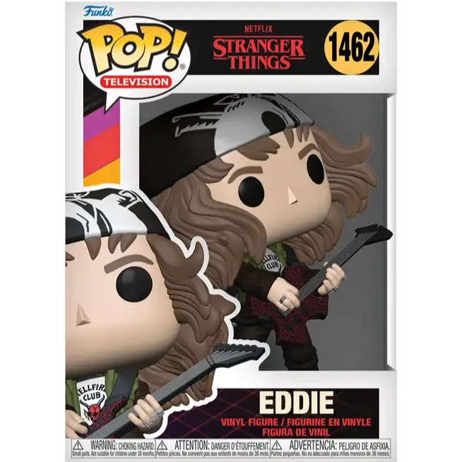 Funko POP! - Stranger Things S4: Eddie w. Guitar #1462