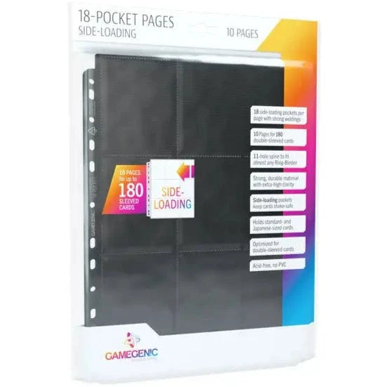 GameGenic: 18-Pocket Pages (10 stk. ) - Mappelommer Card Game Accessories GameGenic 