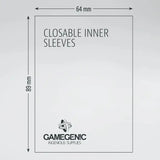 Gamegenic: Closable Inner Sleeves (100 stk.) - Card Sleeves