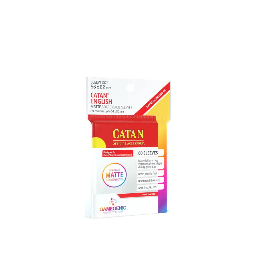 GameGenic: Matte Catan Sleeves (56x82mm) - 60 stk. Sleeves Gamegenic 
