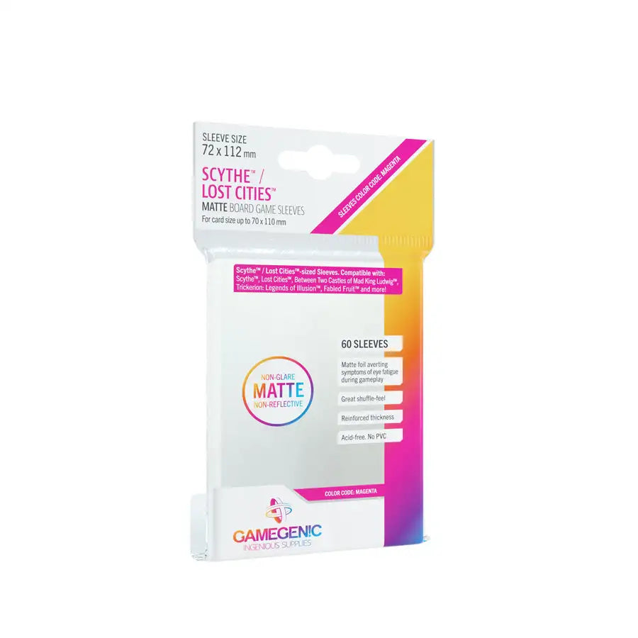 GameGenic: Matte Scythe/Lost Cities Sleeves (72x112mm) - 50 stk. Sleeves Gamegenic 