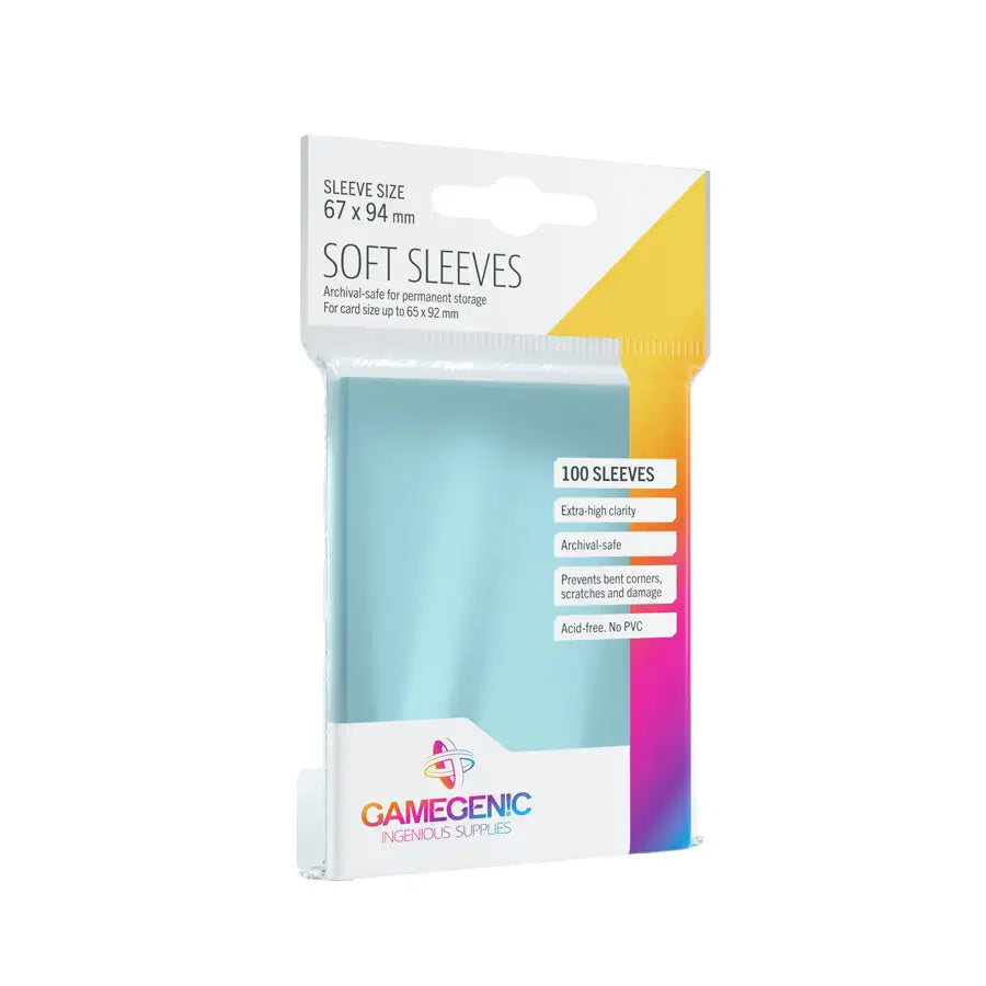 GameGenic: Soft Sleeves (100 stk.) Sleeves Gamegenic 