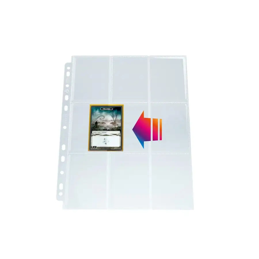 Gamegenic: Ultrasonic 9-Pocket Pages Sideload (10 stk.) Kortspil – tilbehør Gamegenic 