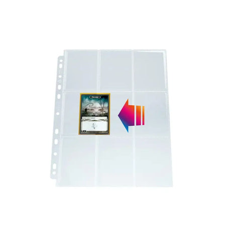 Gamegenic: Ultrasonic 9-Pocket Pages Sideload (10 stk.) Kortspil – tilbehør Gamegenic 