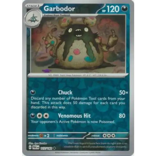 Garbodor - Reverse - 117/182 - Enkeltkort