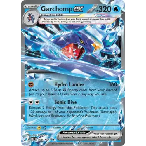 Garchomp ex - 038/182 - Enkeltkort