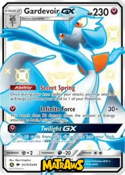 Gardevoir GX - Full Art Shiny - SV75/SV94 Enkeltkort Hidden Fates 