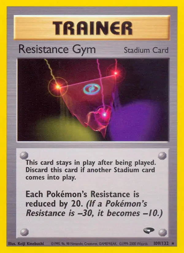 Resistance Gym⁣ - Gym Challenge⁣ (Rare)⁣ [109] English / Poor / Normal