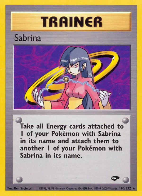 Sabrina⁣ - Gym Challenge⁣ (Rare)⁣ [110] English / Good / Normal