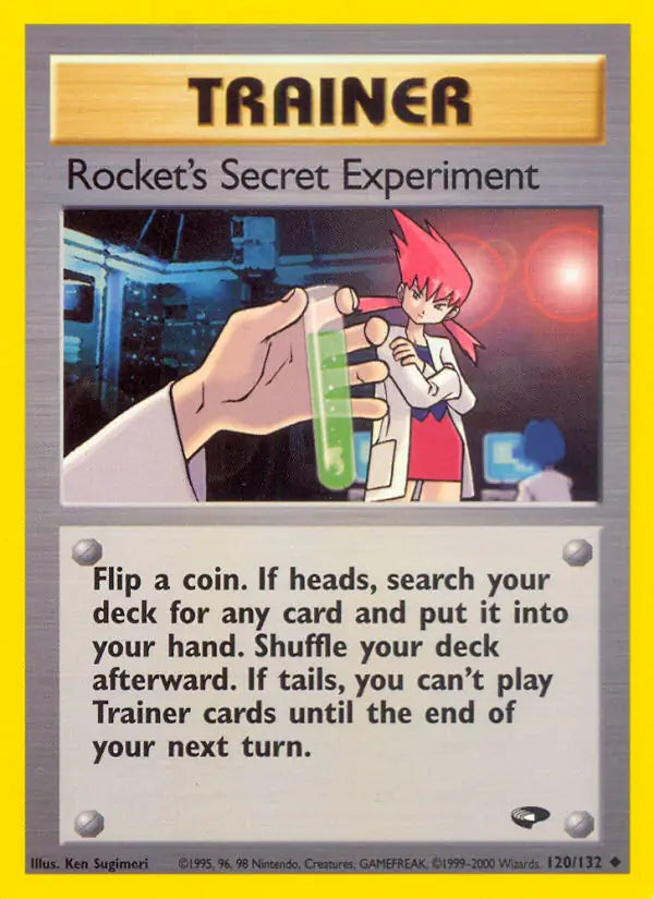 Rocket's Secret Experiment⁣ - Gym Challenge⁣ (Uncommon)⁣ [120] English / Played / Normal