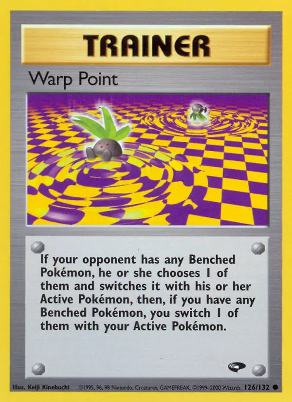Warp Point⁣ - Gym Challenge⁣ (Common)⁣ [126] English / Near Mint / 1st-Edition