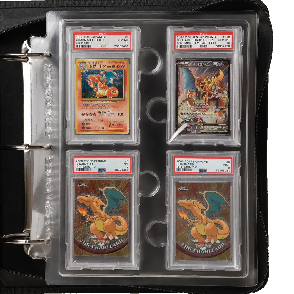 Gemloader: Premium Graded Card Binder - 4-Pocket (2x2)