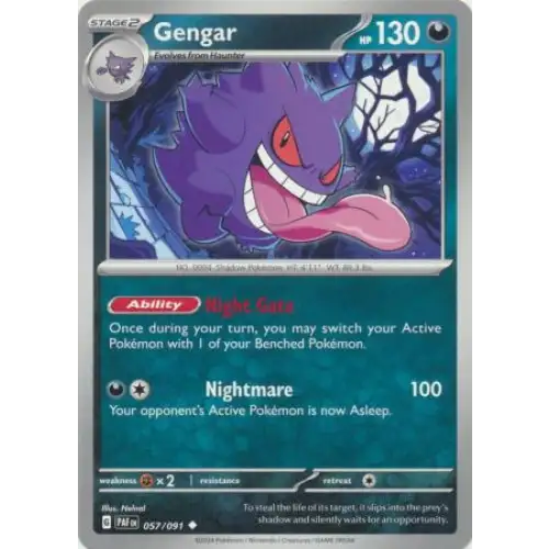 Gengar - 057/091 - Enkeltkort