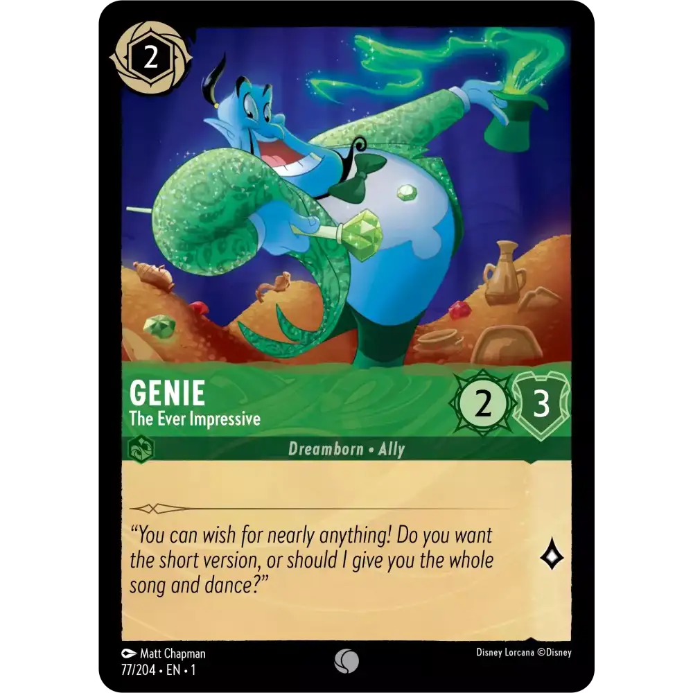 Genie - The Ever Impressive (Common) - 77/204 - Disney