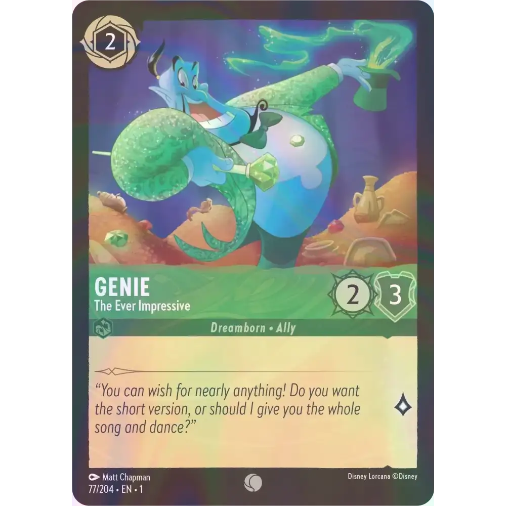 Genie - The Ever Impressive - Foil (Common) - 77/204