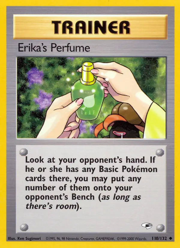 Erika's Perfume⁣ - Gym Heroes⁣ (Uncommon)⁣ [110] English / Near Mint / 1st-Edition