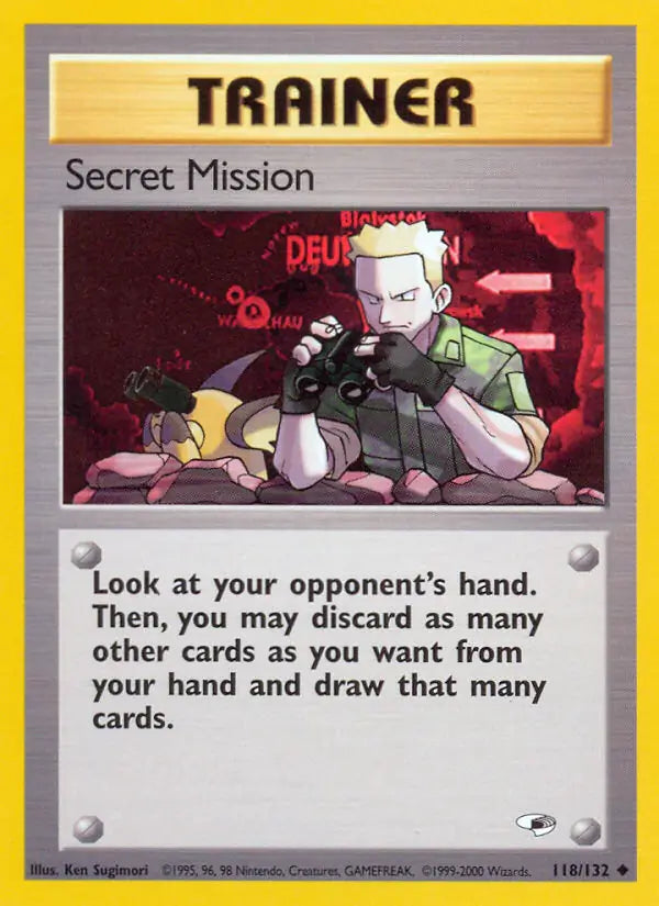 Secret Mission⁣ - Gym Heroes⁣ (Uncommon)⁣ [118] English / Good / Normal