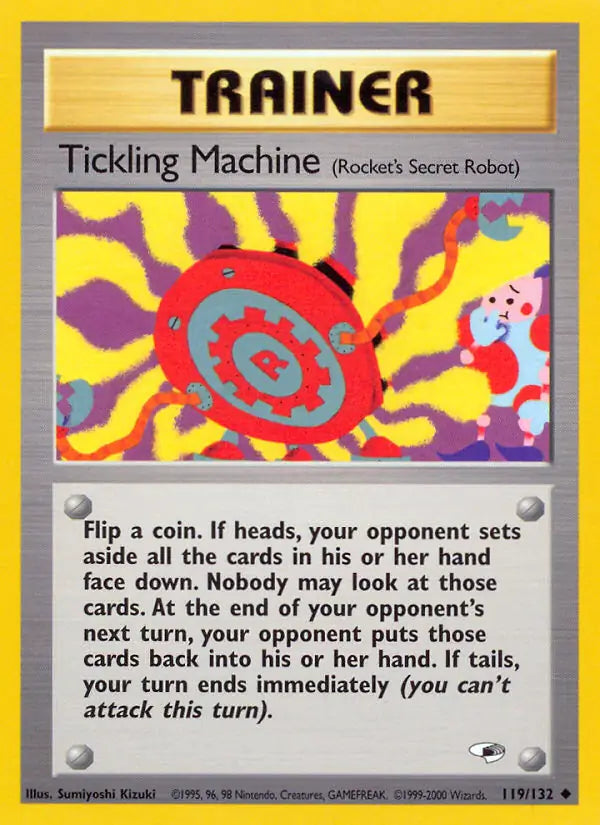 Tickling Machine⁣ - Gym Heroes⁣ (Uncommon)⁣ [119] English / Near Mint / Normal