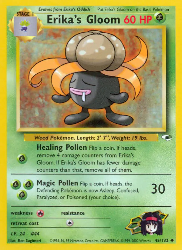 Erika's Gloom⁣ - Gym Heroes⁣ (Uncommon)⁣ [45] English / Played / Normal
