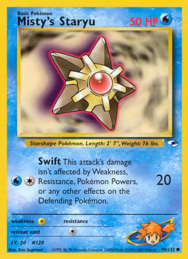 Misty's Staryu⁣ - Gym Heroes⁣ (Common)⁣ [90] English / Near Mint / 1st-Edition