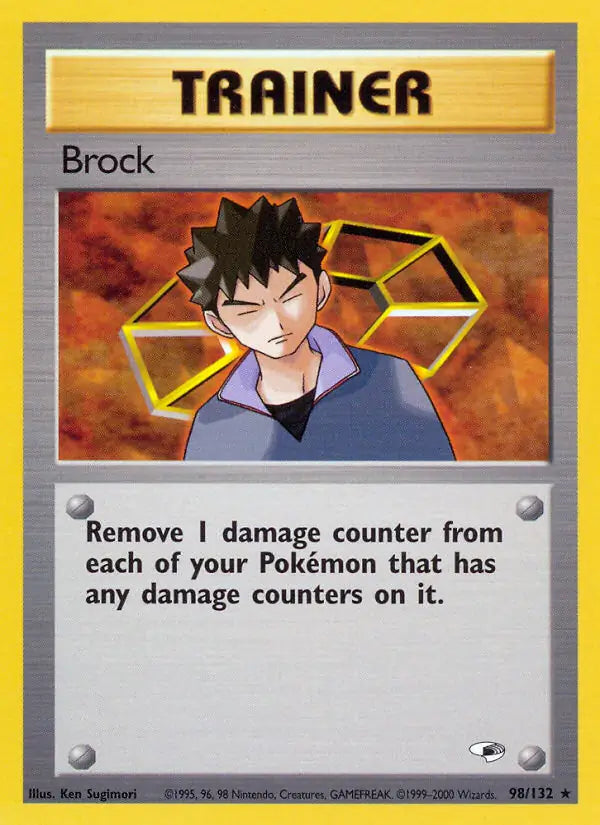Brock⁣ - Gym Heroes⁣ (Rare)⁣ [98] English / Near Mint / Normal