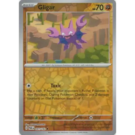 Gligar - Reverse - 092/182 - Enkeltkort