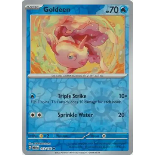 Goldeen - Reverse - 118/165 - Enkeltkort