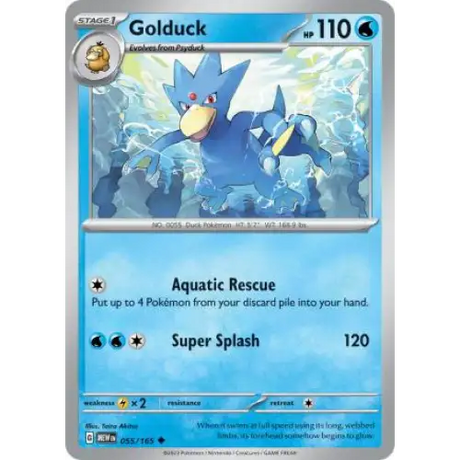 Golduck - 055/165 - Enkeltkort