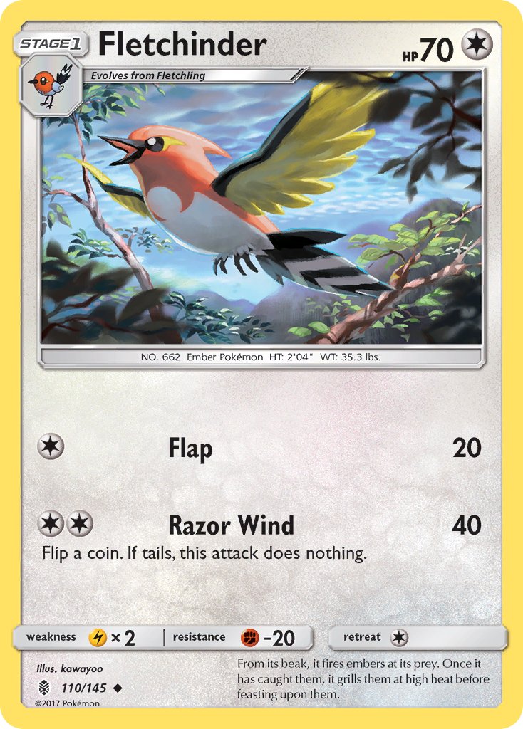 Fletchinder - Guardians Rising (Uncommon) [GRI-110] English / Near Mint / Normal