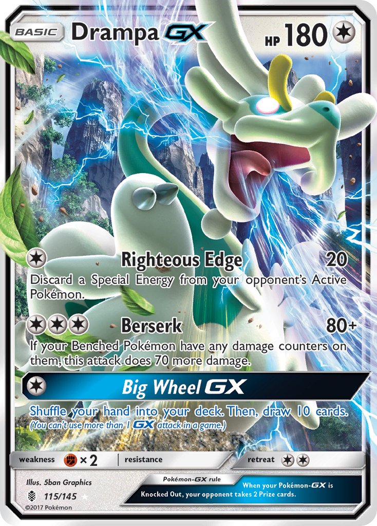 Drampa GX - Guardians Rising (Ultra Rare) [GRI-115] English / Good / Normal