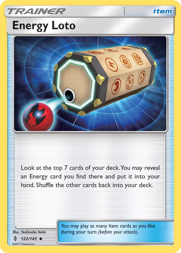 Energy Loto - Guardians Rising (Uncommon) [GRI-122] English / Near Mint / Normal